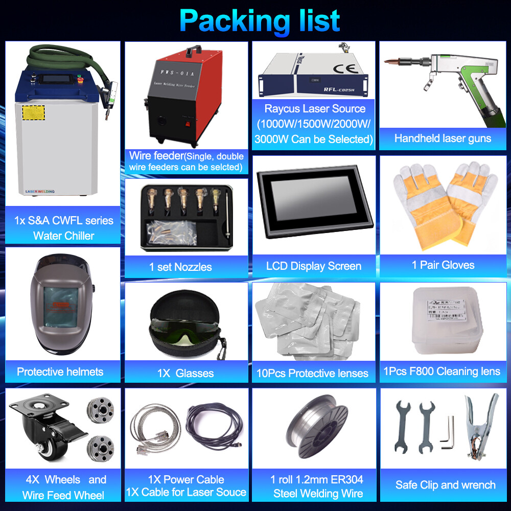 1500W Raycus Handheld Laser Welding Cutting Machine Laser Rust Remove Cleaner US