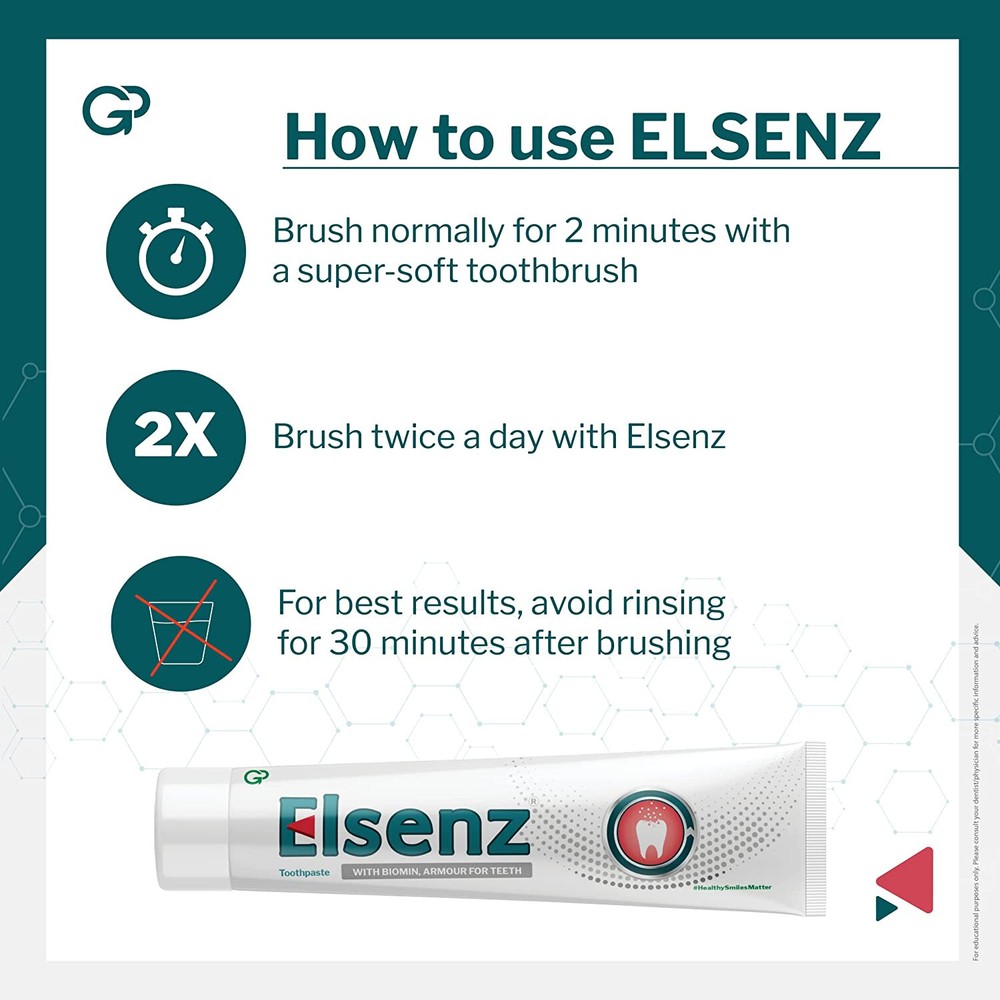 Elsenz Anti Cavity Toothpaste Pack of 6