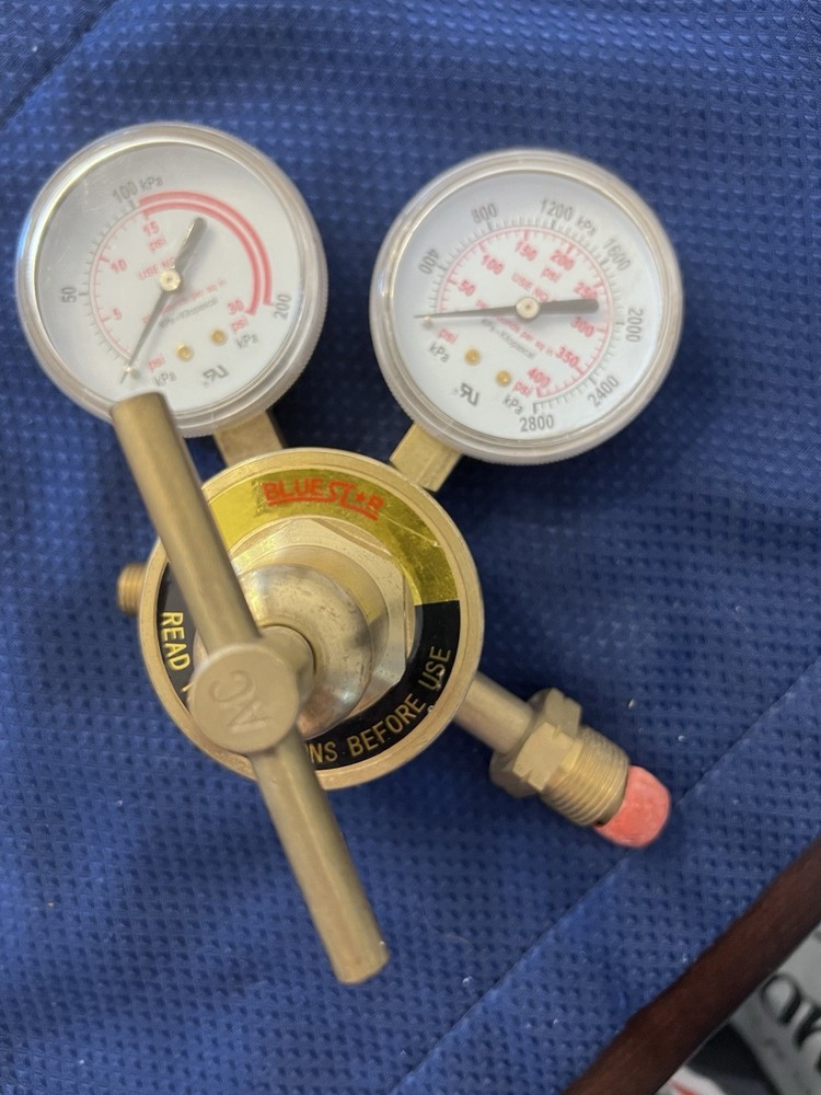 Techniweld Blue Star Medium-Duty Acetylene Regulator