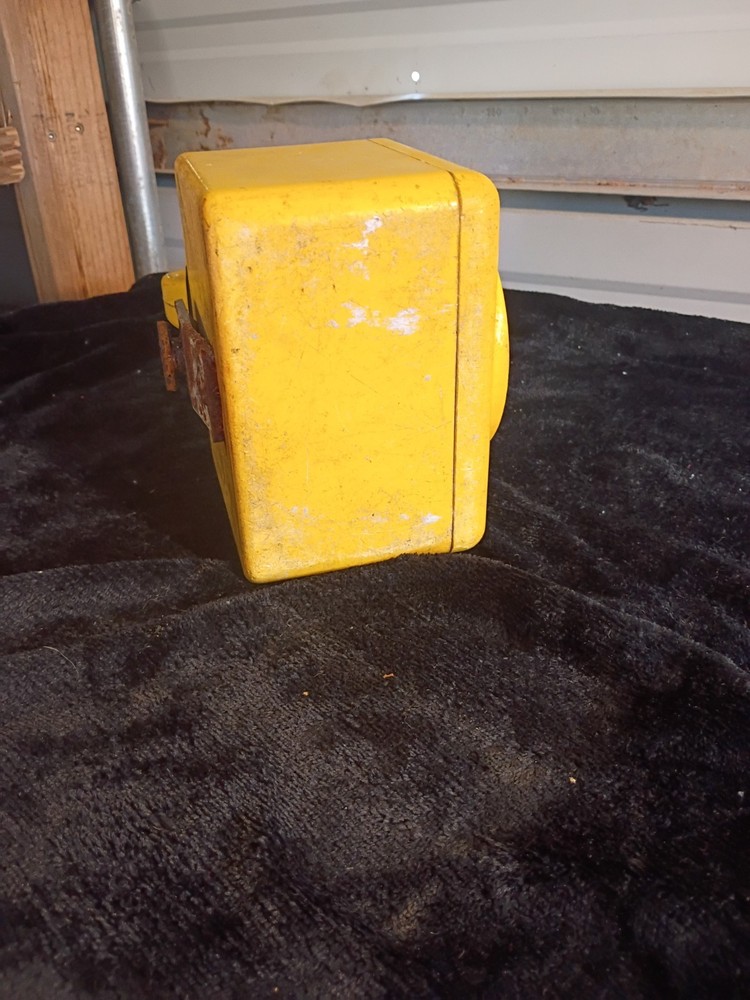 Vintage US NAVY Submarine Battle Lantern Hand Held Deck Flashlight USN untested