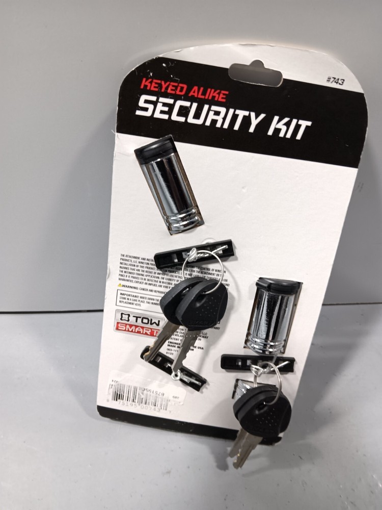TOW SMART #743 KEYED ALIKE SECURITY KIT
