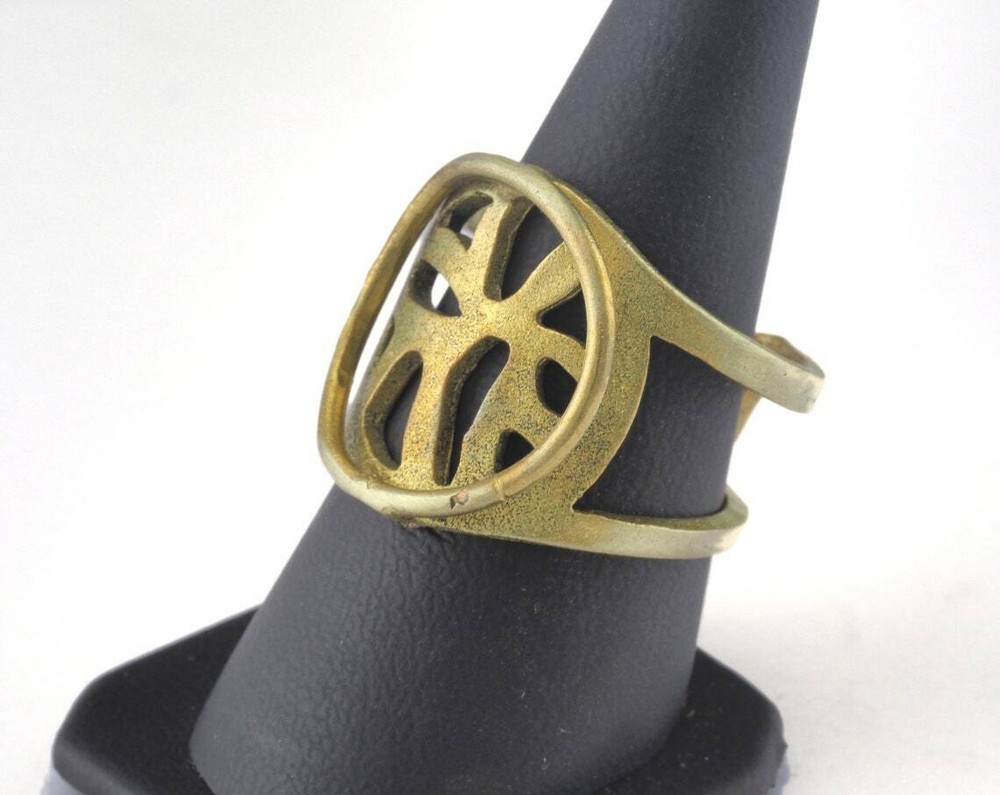 Adjustable Ring Raw brass (19mm 9US inner size) 2688 ring22