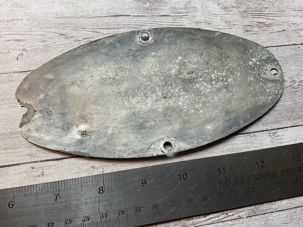 ORIGINAL VINTAGE CURTISS CONQUEROR AIRCRAFT ENGINE DATA SPEC NAME PLATE