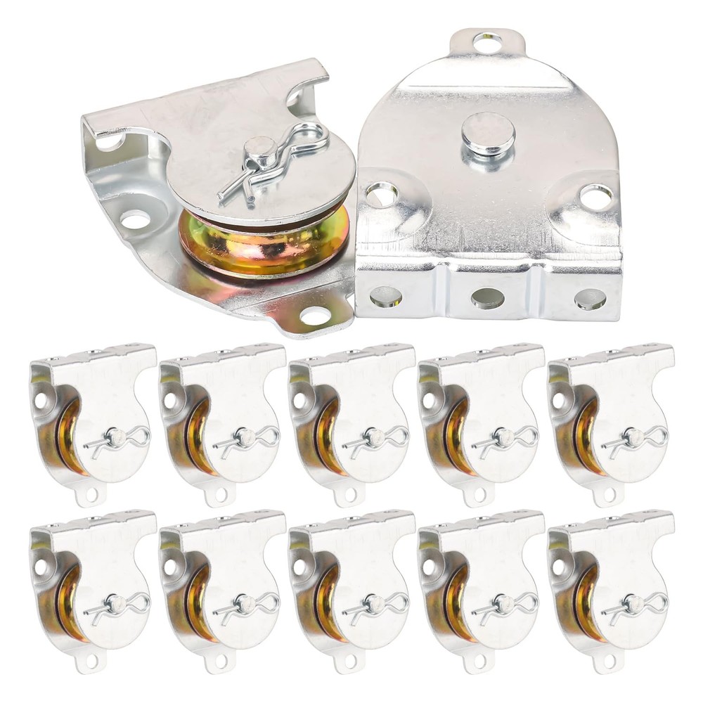 12 Pack Ceiling and Wall Mount Single Pulleys, Pulleys