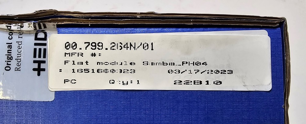 Heidelberg Flat Module Samba PH04 00.799.264N/01