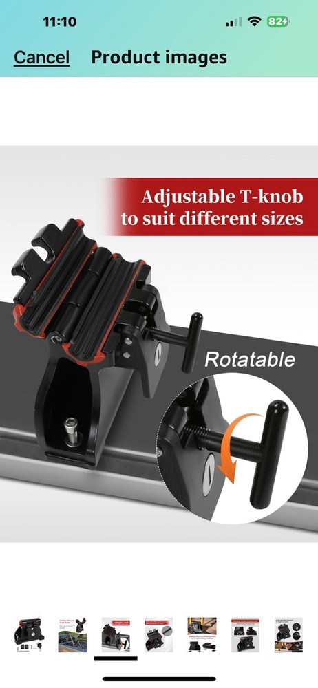 DropTop Locking Thru-Axle Fork Mounts, Adjustable Locking Thru-axle Track Brack
