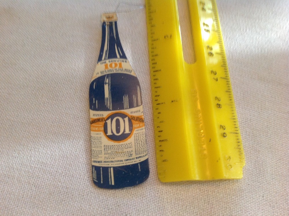 Gardiner's Solutions 101 Tin Die Cut Bottle Vintage Needle Threader