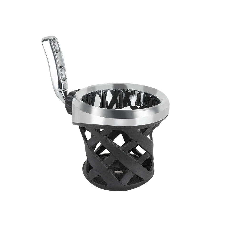 For Harley Motorcycle Electra Glide Handlebar Cup Holder Drink Mesh Basket Mount
