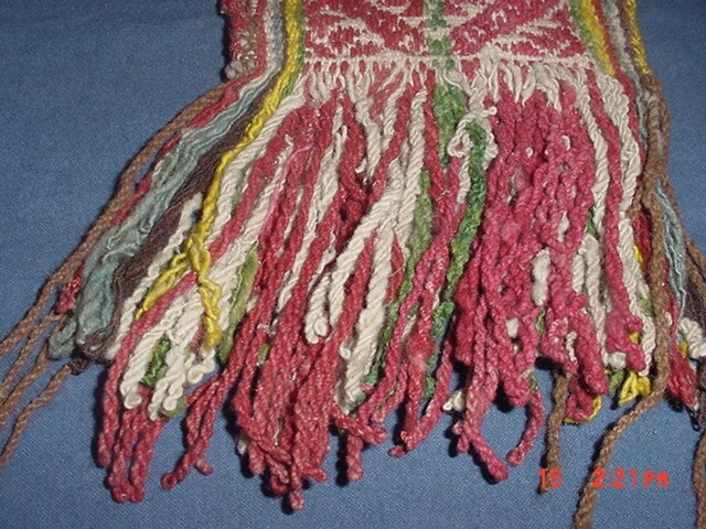 OLD PERUVIAN QUECHUA INDIAN HANDWOVEN COCA LEAF BAG PERU