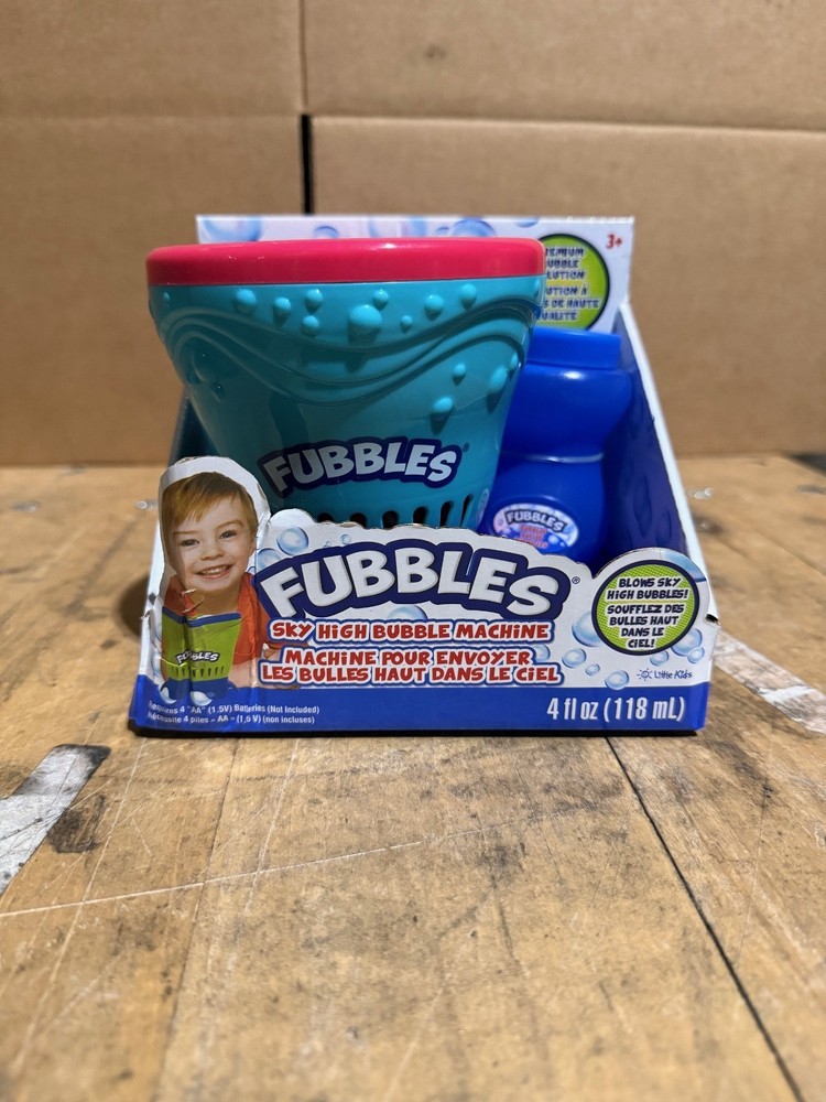 Fubbles Sky High Bubble Machine - Teal (NEW)
