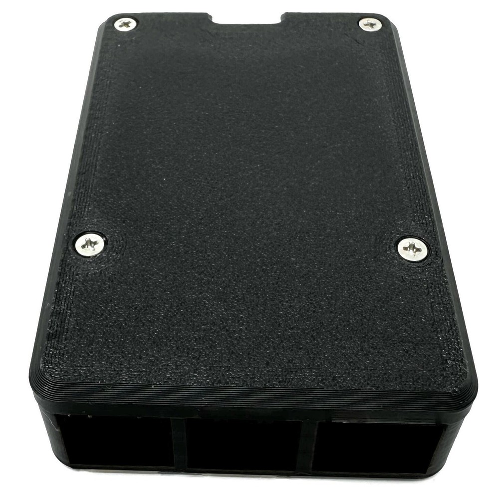 K&L Machining 3D Printed PLA Case for Raspberry Pi 5, Matte Black, Protective