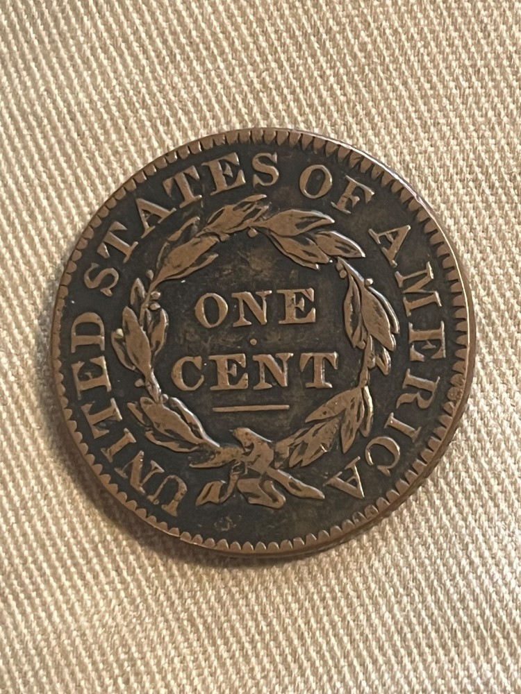 1832 Coronet head cent , better date, VF