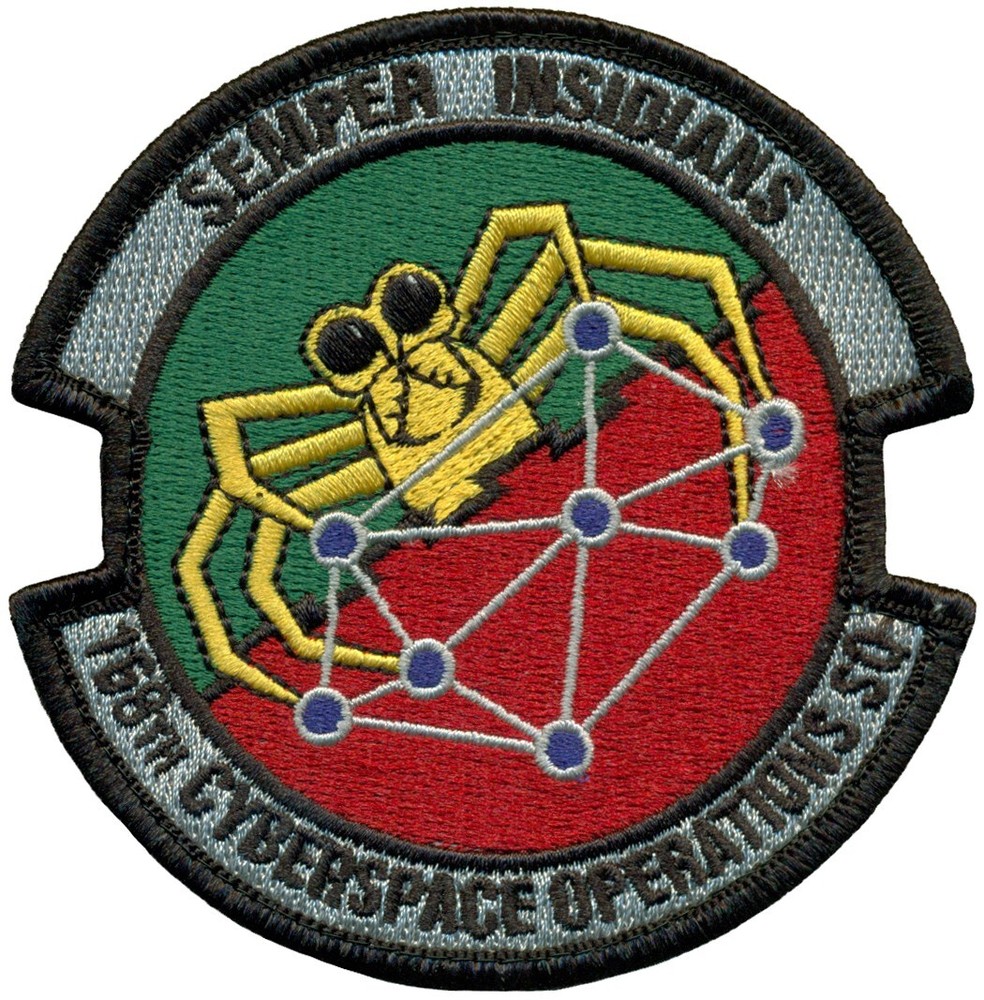 USAF 168th CYBERSPACE OPERATIONS SQUADRON - PATCH