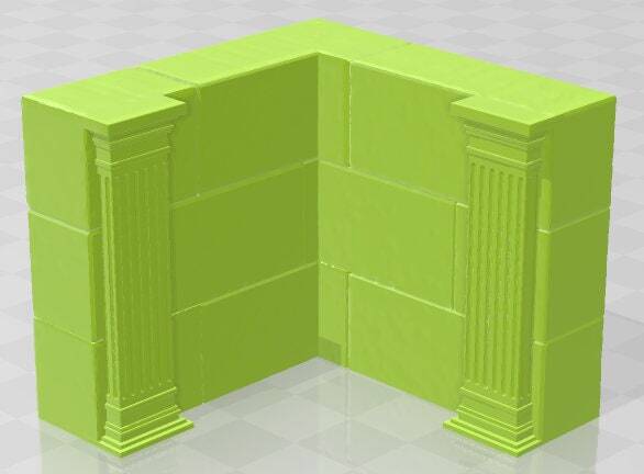 Seraphim Curves Corners And Hallways Scatter Set - Seraphim -Pathfinder-Dungeons