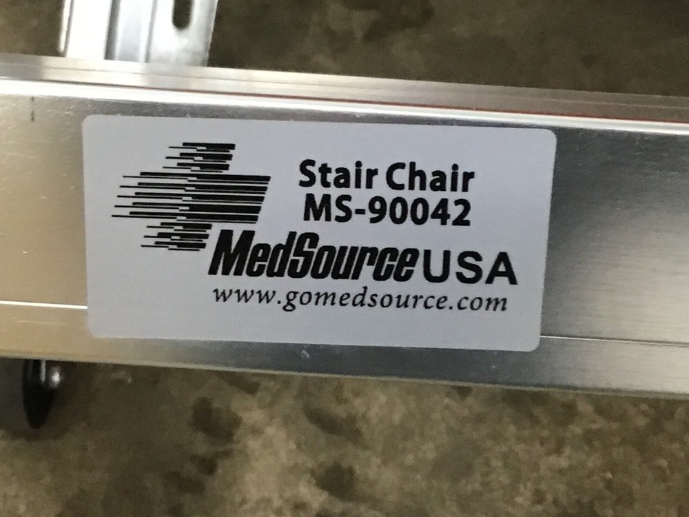 MEDSOURCE - MS-90042 Stair Chair 350 lb Wt Capacity