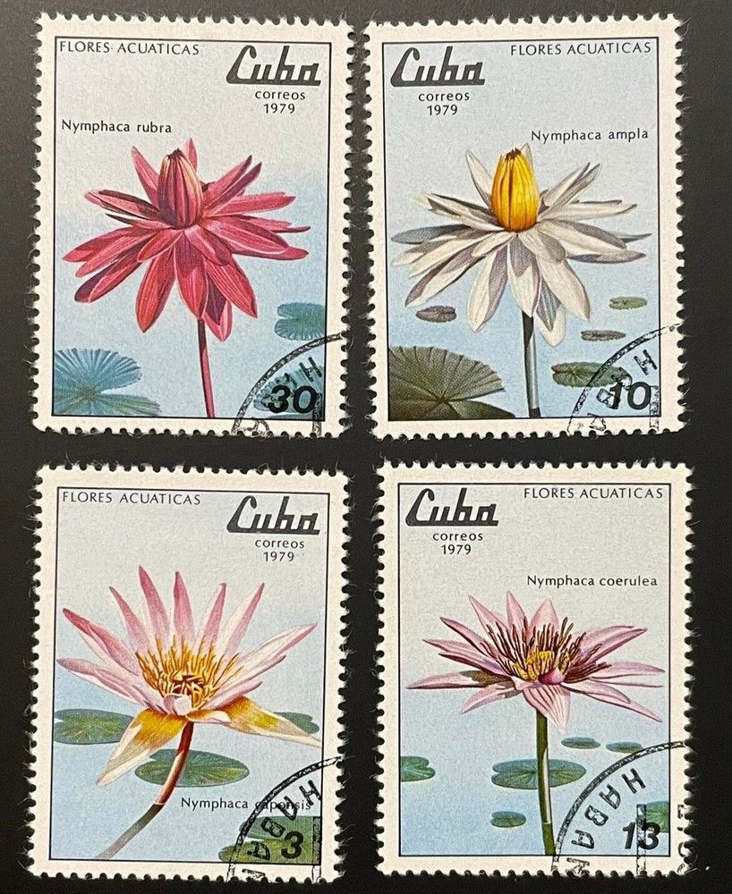 Caribbean stamps 1979  Water Lilies