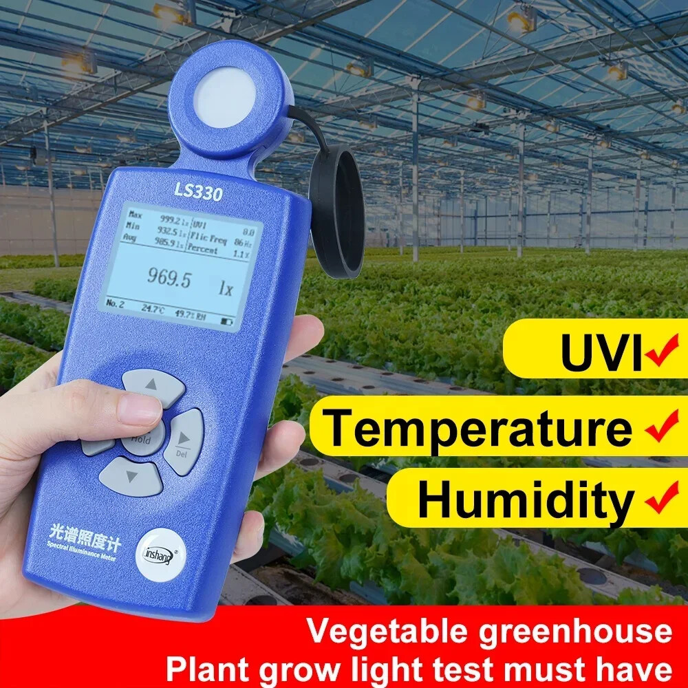 Illuminance Meter Spectral Detector High Precision Colour Temperature Tester