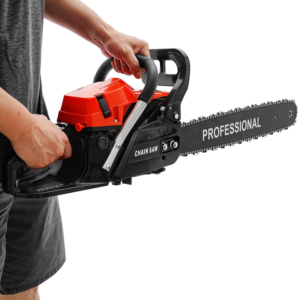 Powerful 20-Inch Gasoline Chainsaw with 2-Stroke Engine for Efficient Cutting
