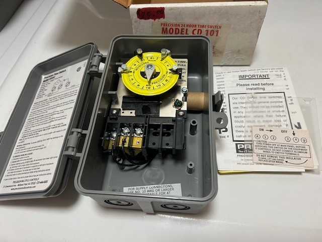 Precision 24 Hour Time Switch CD 101 New  Like Intermatic