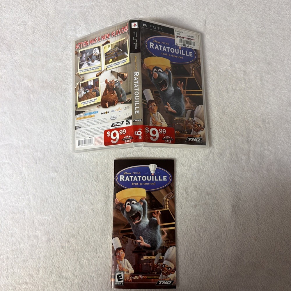 Ratatouille PSP case and Insert only