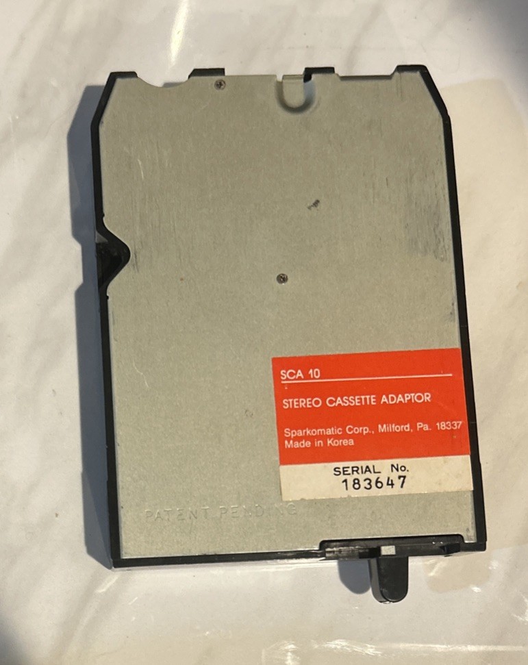 SPARKOMATIC 8 Track to Cassette ADAPTER - SCA 10.