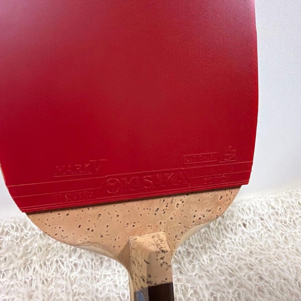 Butterfly Flash8 Table Tennis Racket FL Handle Red Rubber