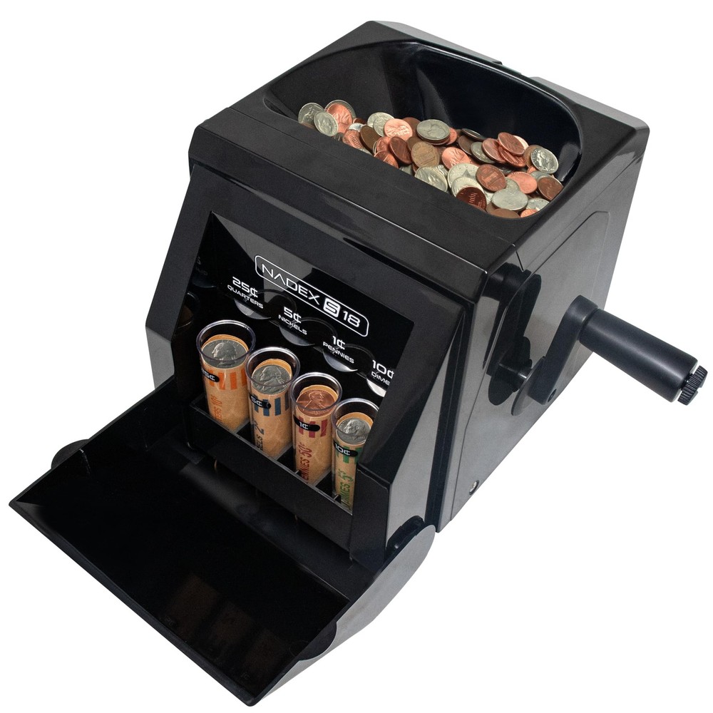 S18 Manual Coin Sorter and Wrapper