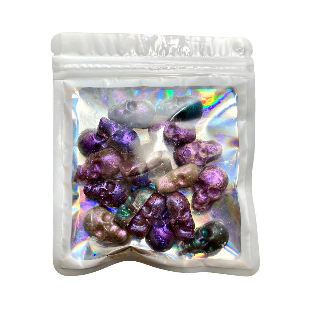 Rustic Mini Skull Wax Melts – Forest Scented – Gothic Wicca Witchcraft Décor