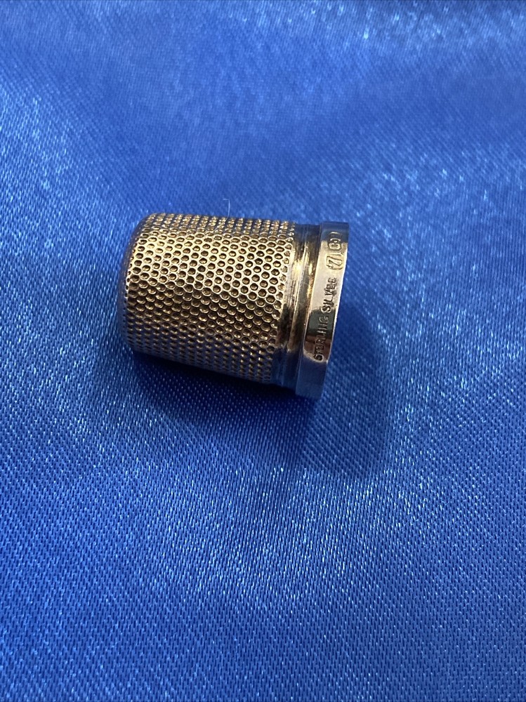 Charles Horner C. H SOLID STERLING SILVER THIMBLE No:7 - Read First