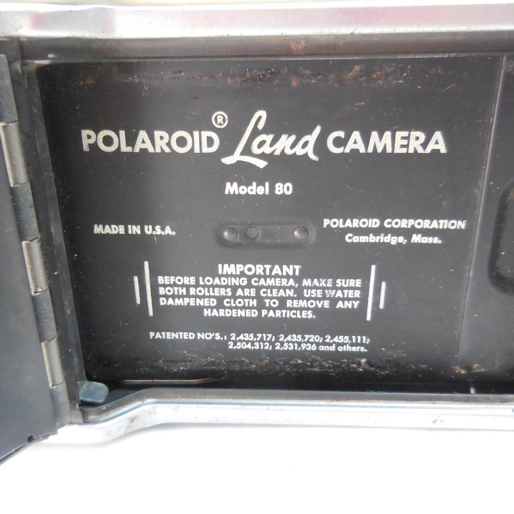 Vintage 1950's Polaroid Land Camera Model 80