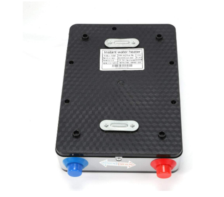 Calentador De Agua Sin Tanque LCD Electrico 6500W 220V US Para Cocina Ducha Casa