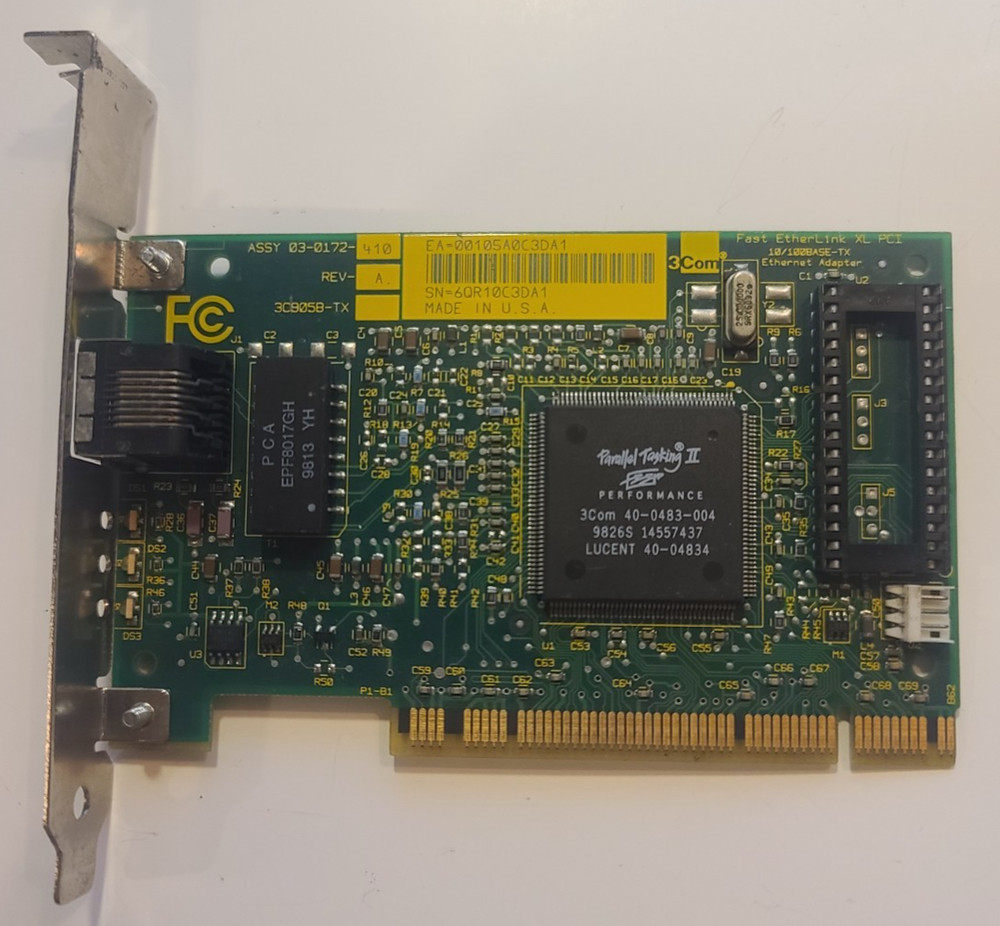 3COM/ETHERLINK XL 10/100/PCI TX NETWORK INTERFACE CARD (NIC)/3C905B-TX