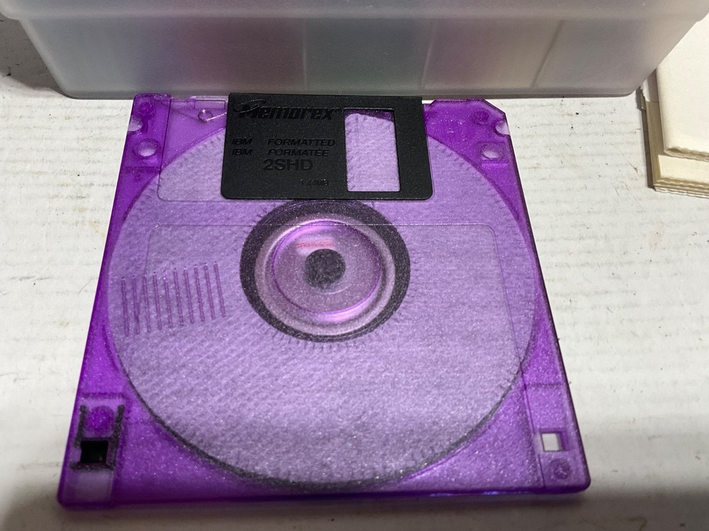 38 Memorex Cool Disks PC Formatted 3.5" Computer Diskettes Open Box READ