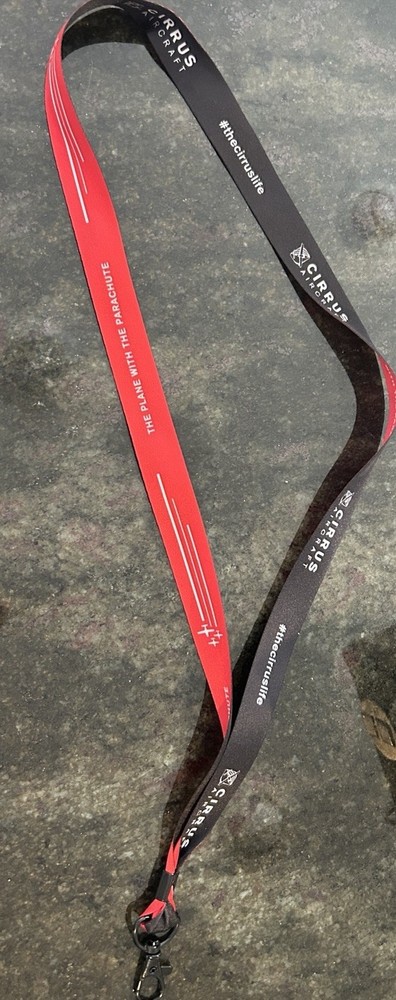 Cirrus Aircraft Laynard Key Chain