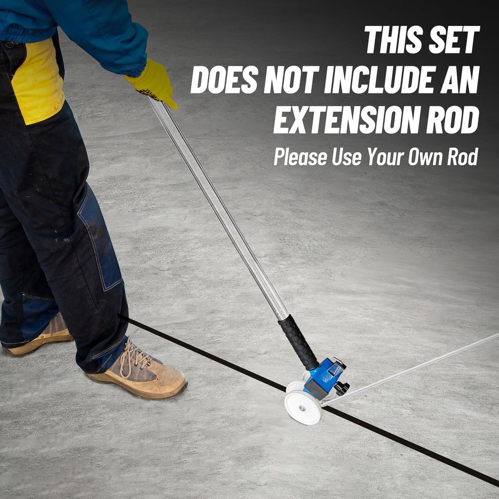 Backer Rod Insertion Tool, Depth-Adjustable with Auxiliary Wheels, Equipped w...