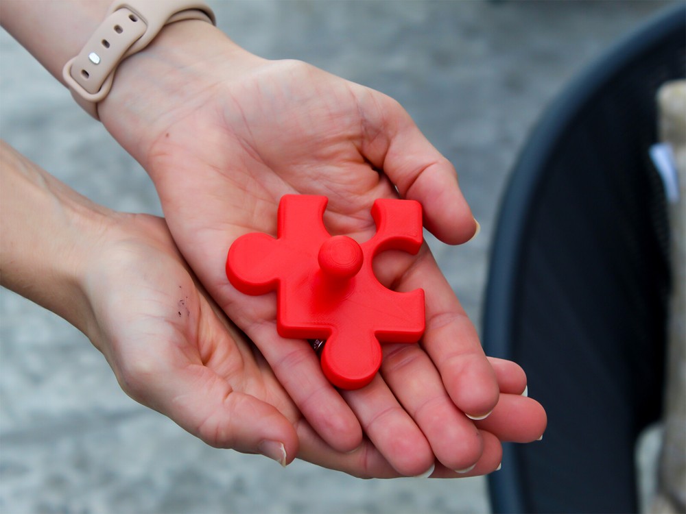 Puzzle Key Holder – 3D Printed Wall Organizer for Keys