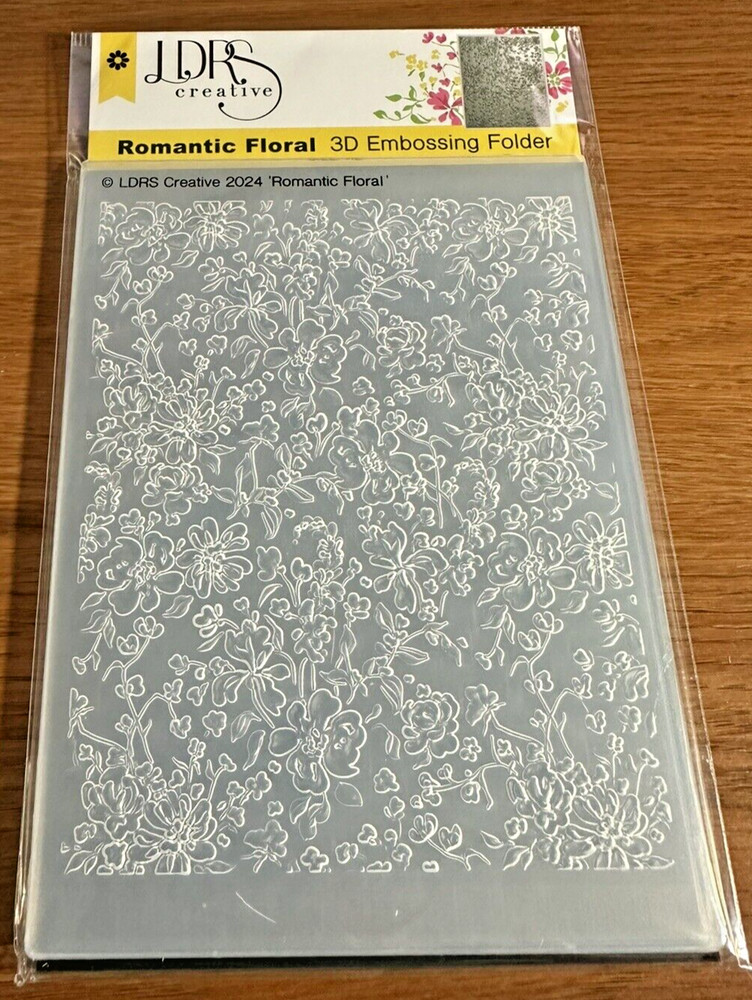 LDRS Creative Romantic Floral 3D Embossing folder Card making Crafts