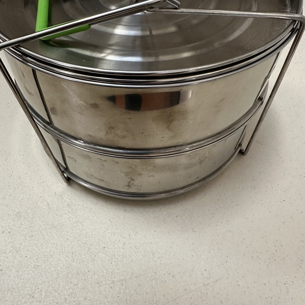 KOYSAS Pressure Cooker Stackable Steamer Insert Pans With Handle-No Instructions