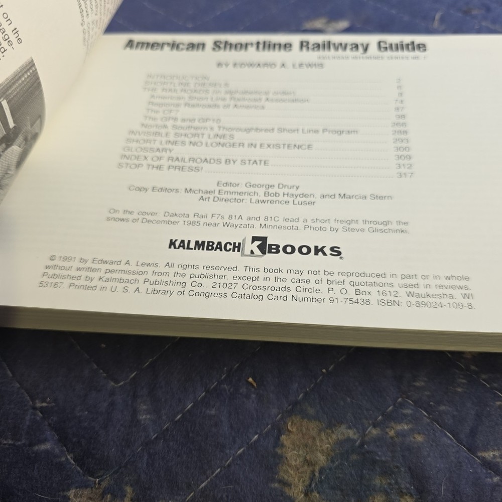American Shortline Railway Guide 4th Edition~Over 500 Rosters Short Lines
