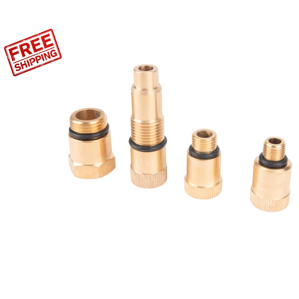 W80577 Compression Tester Spark Plug Adapters Set - Precision for Gas Engines