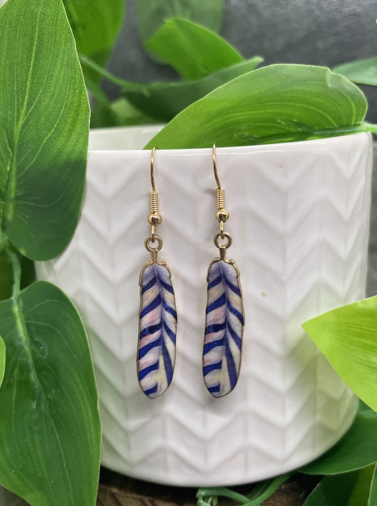 2” Earring Set Gold-tone Boho Dangle Drop New Free Ship B7135