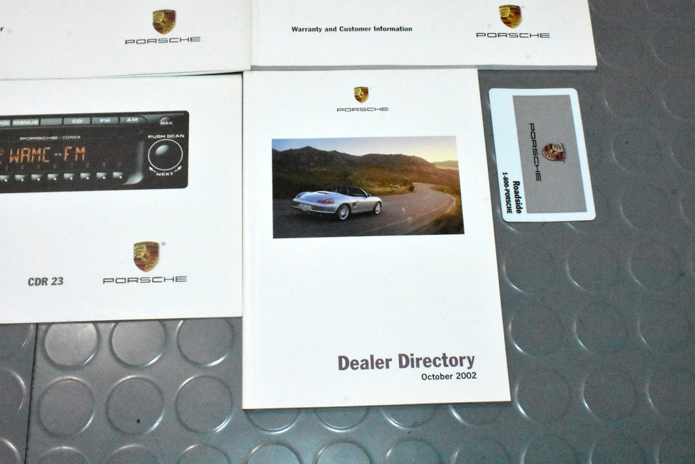 2003 Porsche Carrera Owners Manual - SET