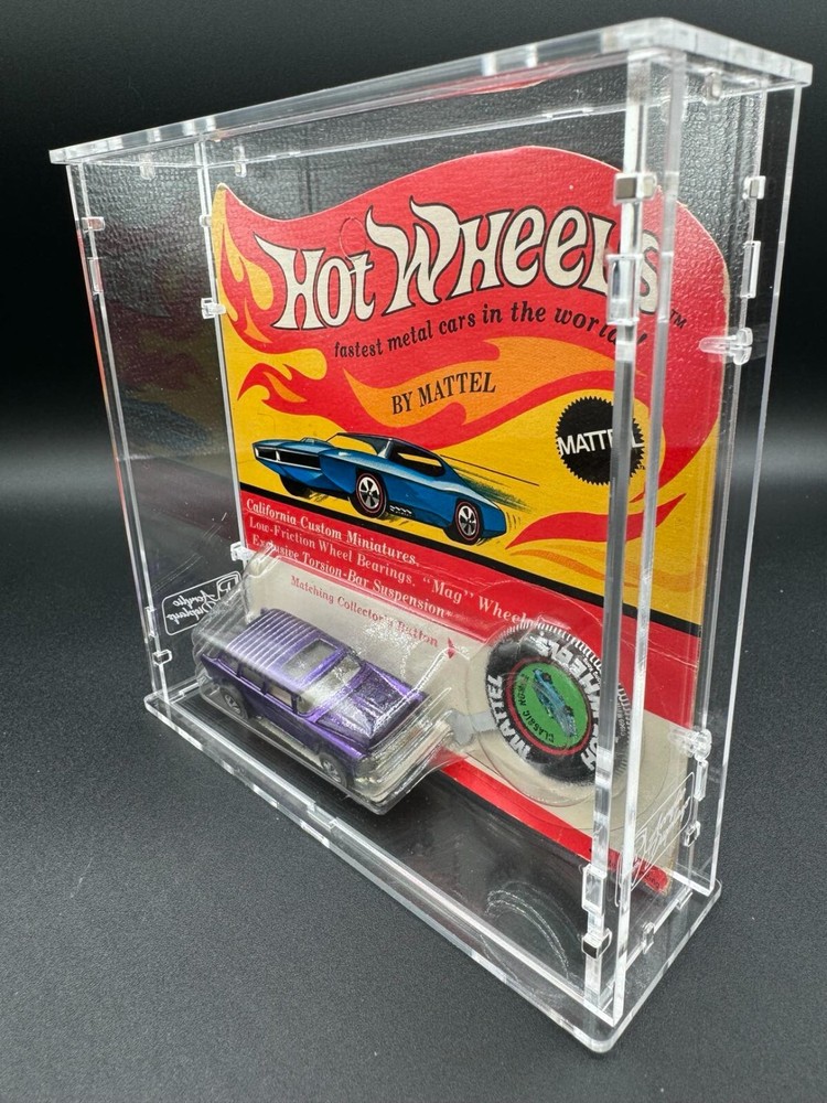 Diamond Protector Hot Wheels Original Redline Acrylic Display 2 Pack