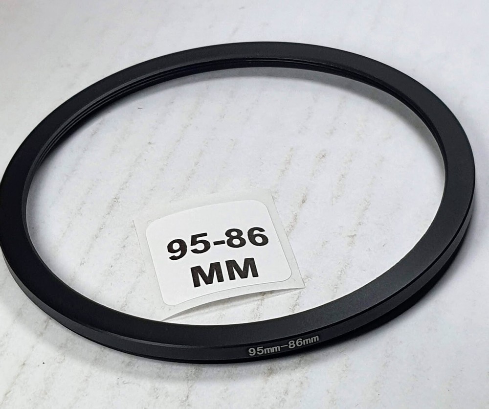95-86mm Step-Down Lens Filter Converter Adapter Ring 95mm-86mm Metal E95 to E86