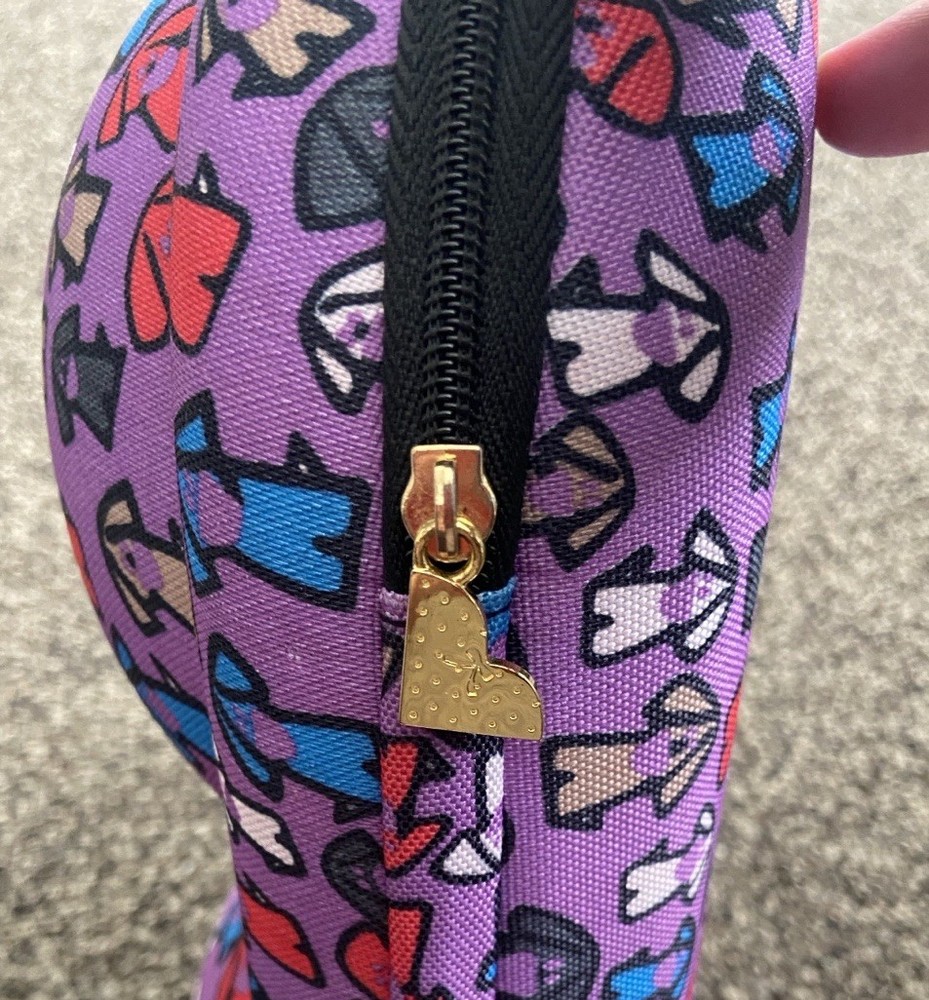 Bra Storage Case Dog Print Zipper Handle