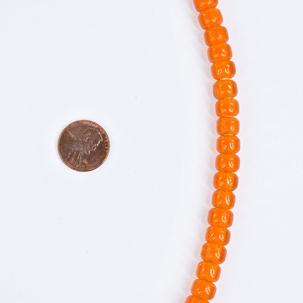 Padre Translucent Orange Trade Beads