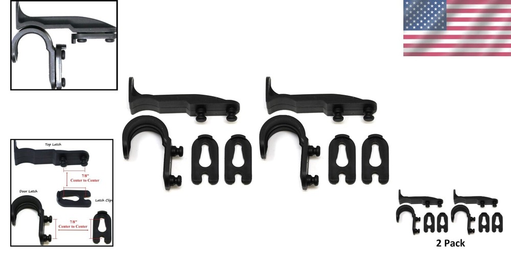 Simple Installation Plastic Latch Repair Kit 2-Pack for Metal Mailbox Security