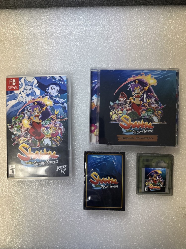 Shantae And Seven Sirens (Nintendo Switch, 2020) Case Only No Game Bundle
