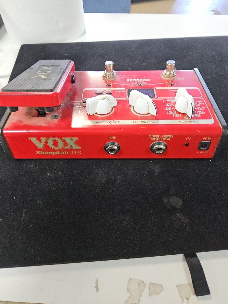 VOX SL2B StompLab IIB 2B Modeling Bass Compact Multi Effector Expression Pedal