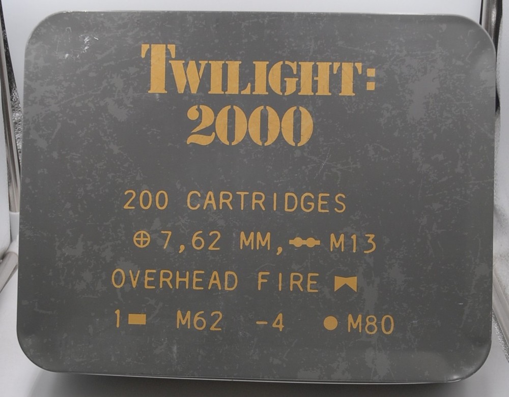 Twilight 2000 Ammo Can Kickstarter Limited Version Complete Staff